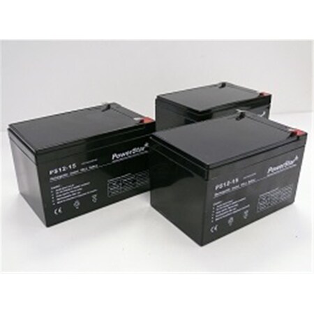 Powerstar 3 Pack Replacement Battery For Razor Mx500 Mx 500 650 Mx650 Dirt Rocket PO46672